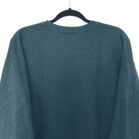 URBAN OUTFITTERS NYC Basketball Champs Teal Sweatshirt Women's L/XL NWT - Picture 6 of 12